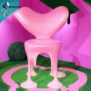 Сумка для прогулок скульптура-креативные ножки из стекловолокна с гигантской оранжевой сумочкой для уличного декора города (уличное искусство) - Product Image 5