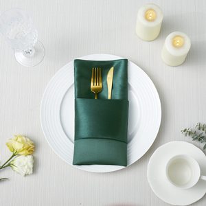 ผ้าเช็ดปากค็อกเทลซาตินแบบพับได้<span class=keywords><strong>20</strong></span>ชิ้นแบบพกพาสำหรับงานแต่งงานแ<span class=keywords><strong>ละ</strong></span>งานกลางแจ้ง - Product Image 1