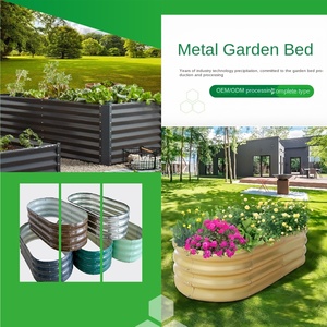 Vườn giường kim loại hoa máng Rau giường cây giống Hộp trồng chậu trồng cây giường Rau giường trồng Hộp nguồn nhà máy - Product Image 2