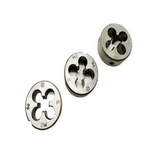 Hanggong – Matrices rondes à main gauche M3 M4 M5 M6 M8 M10 M12 M30 en acier d'outillage allié, lot de 10 pièces - Product Image 5
