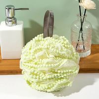 Grandes fleurs de douche super douces et mignonnes, boule de bain massante en maille, outils de gommage de luxe pour le bain