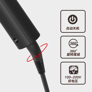 Curling Iron 1.25 In Adjustable Heat Settings For Home Hair Styling - Product Image 2