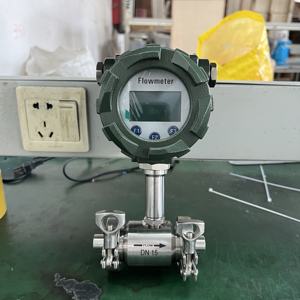 KFMH LWGY agua pura Alcohol líquido turbina 24VDC 1.0% R pulso líquido turbina caudalímetro - Product Image 3