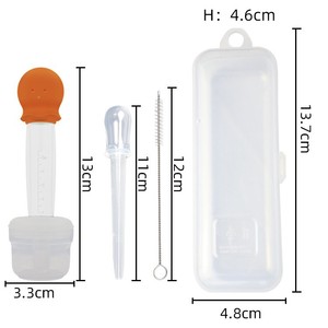 Nouveau-né alimentation orale distributeur <span class=keywords><strong>de</strong></span> médicaments bébé liquide seringue sucette <span class=keywords><strong>Silicone</strong></span> Injection compte-gouttes 0-12 mois pour l'alimentation du bébé - Product Image 6