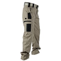 Pantalon de randonnée et de chasse pour homme, décontracté, anti-déchirure, imperméable, avec plusieurs poches, pantalon cargo