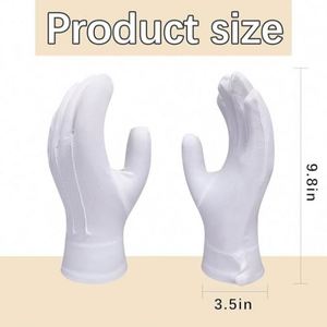 Guantes Blancos Personalizados para Hombre y Mujer con Cierre a Presión, Guantes de Uniforme para Desfiles, Disfraces, Servicio Personalizado, Funerales, Trajes Formales, Guardias - Product Image 3