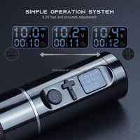 Biomaser Fabriek K6022 Draadloze Tattoo Pen Machine 2200Mah Elektrische Aluminium Tattoo Gun Led Screen Draadloze Tattoo Machine