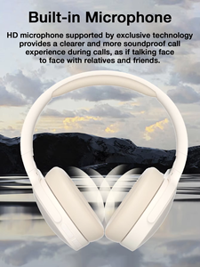 Casque sans fil P2961 avec microphone, écouteurs antibruit, casque de jeu, écouteurs stéréo HiFi pour iPhone - Product Image 5