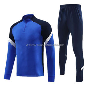 Conjunto de Camiseta de Fútbol Otoño-Invierno 2026, Estilo Nuevo, Estampada, Transpirable, Manga Larga, Media Cremallera, para Adultos, Niños y Jóvenes - Product Image 5