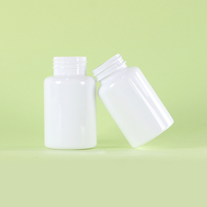 Flacon capsule blanc personnalisé pour emballage pharmaceutique, flacon en plastique PET, pot à pilules pour produits de santé avec bouchon à vis - Product Image 6