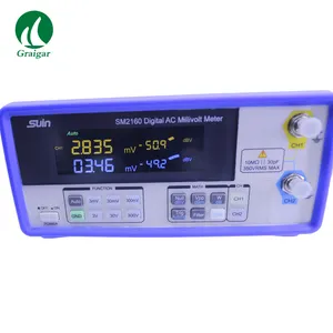 Voltmètre testeur de tension numérique AC, voltmètre portatif SM2160, mesure de fréquence à distance de 5Hz ~ 6MHz