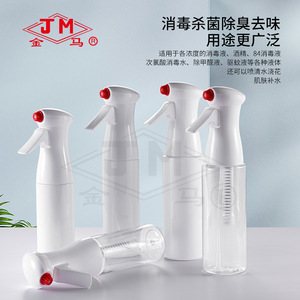 Jm Spray <b>Bottle</b> 500Ml Transparent Continuous <b>Mist</b> For Disinfection Gardening Hotel Use - Product Image 1