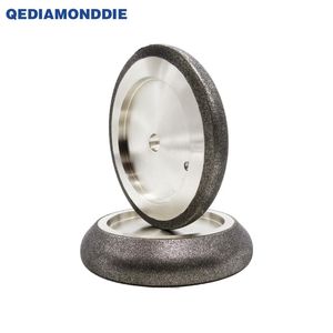 เครื่องมือขัด ล้อเจียร ใบเลื่อยสายพาน เครื่องลับคมใบเลื่อย ล้อเจียร CBN ชุบด้วยไฟฟ้า แผ่นขัดสำหรับลับคมใบเลื่อย - Product Image 6