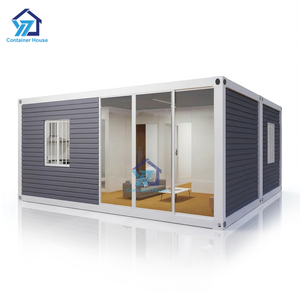 Cabane préfabriquée en acier flottante sur socle 25m² – Maisons portables, petites maisons mobiles au design unique pour le camping en extérieur - Product Image 1