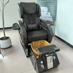 Saiyou PU Fiberglass Manipulator Massage Pedicure Chair With Drainage Pump Customizable Color For Nail Salon