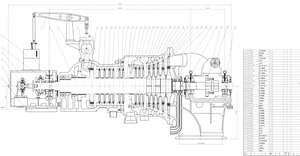 DTEC 150MW 증기 터빈 발전기 코제너레이션 발전소 모터 10500V 출력 사용이 간편함 - Product Image 3