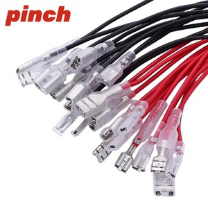 Bloque de terminales con resorte de compresión para cable de 2.8, 4.8, 6.3 mm, de una o dos extremidades, rojo y negro, para conexión de arnés de cableado electrónico - Product Image 4