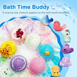 ATOANY 6 Pezzi Bombe da Bagno Effervescenti Magiche con Oli Essenziali Naturali Vegane Rilassanti con Sorpresa Giocattolo per Bambini - Product Image 5