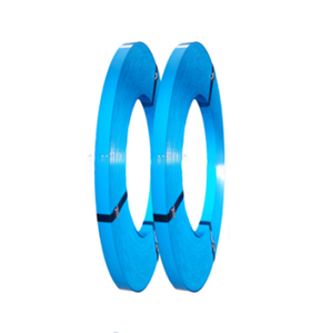 Q345 5/8 Kim Loại Thép Sắt Màu Xanh Gói Ràng Buộc Ban Nhạc Dây Đeo Dải HS Mã Sơn Màu Xanh 32Mm - Product Image 1