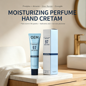 Lotion pour les mains au parfum de coton d'<span class=keywords><strong>avril</strong></span> longue durée, absorption rapide, non grasse, réparation des mains sèches et rugueuses, tube de voyage portable - Product Image 3