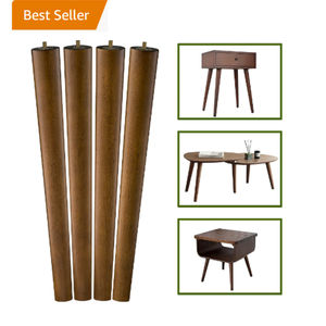 Pieds de meubles de remplacement ODM OEM 2023, pieds de <span class=keywords><strong>canapé</strong></span> Maria en chêne massif, pieds de meubles inclinés - Product Image 4