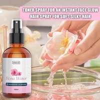 Spray d'eau de rose à marque privée, brume rafraîchissante et apaisante pour le visage, hydratant, soin de la peau