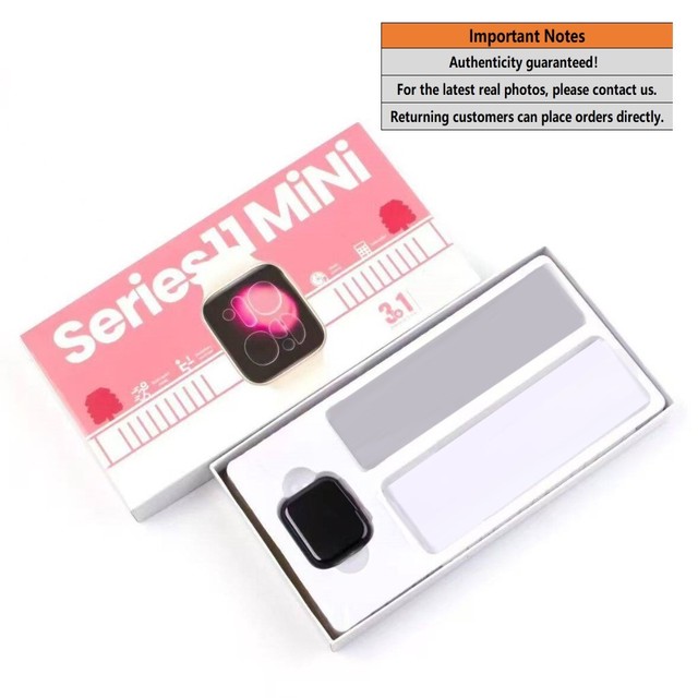 2026 New Series 11 Mini Gift Suit Smart Watch 3 Straps Model Sports Wrist BT Call 42mm 38mm Women S11mini Smartwatch for Female