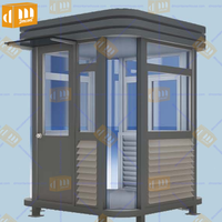 Conception de cabines de sécurité Cabine de garde Maison de conteneur mobile Sentry Box Cabine de garde de sécurité portable à vendre