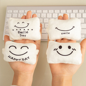 ที่รองข้อมือผ้าฝ้ายลายหน้ายิ้มสำหรับใช้กับคีย์บอร์ดในสำนักงาน - Product Image 3