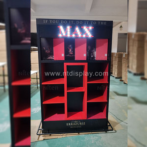 Tùy chỉnh sang trọng cao cấp hiển thị rượu vang tường Showcase Wall Mount Glass tủ trưng bày cho rượu vang - Product Image 5