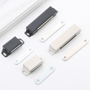 Fermeture magnétique pour porte d'armoire en acier inoxydable avec aimant puissant pour armoires et portes de placards - Product Image 1