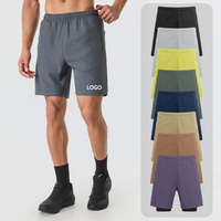 Shorts de course amples pour hommes avec poches zippées, shorts 2 en 1 pour hommes, shorts de sport à double couche en mesh