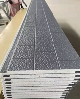Panneaux sandwich en acier/aluminium d'esthétique moderne pour la décoration murale intérieure/extérieure avec design graphique et installation sur site