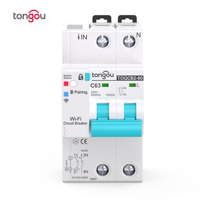 Interruptor de Circuito Inteligente WiFi Tuya 2P 63A con Medición y Reconexión Automática M266 - Product Image 1
