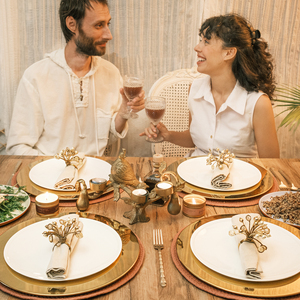 Platos Grandes para Restaurante, Fiestas, al por Mayor, Elegantes, Decoración Dorada, Base para Platos para Bodas, Postres - Product Image 5