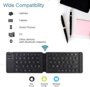 Teclado Plegable, Teclado Inalámbrico Ultrafino y Silencioso para iPad/Tablet, Compatible con Múltiples Dispositivos, Más de 100 Días de Autonomía - Product Image 6