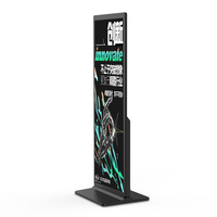 Pantalla Táctil LCD Full HD de 65/75/85 Pulgadas para Señalización Digital y Publicidad en Centros Comerciales y Ascensores con Soporte de Pie