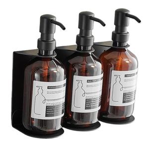 Distributeur Mural Triple de Savon de Qualité Supérieure en Acier Inoxydable pour Hôtel avec <span class=keywords><strong>Support</strong></span>, Bouteille pour Shampoing et Récipient pour <span class=keywords><strong>Gel</strong></span> <span class=keywords><strong>Douche</strong></span> - Product Image 1