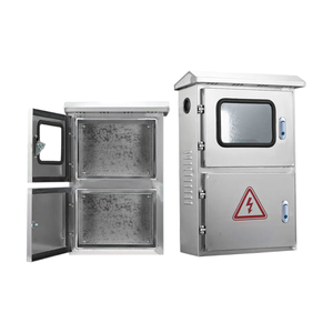 Stainless Steel PV Grid-Connected Distribution <b>Box</b> Waterproof with Rainproof <b>Hat</b> & Acrylic Window Customizable,Distribution <b>box</b> - Product Image 3