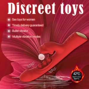 Tongue <span class=keywords><strong>Tease</strong></span> IPX5防水USB充電式17速大人のおもちゃデュアル喜びGスポット舐めるディルドバイブレーター用 - Product Image 3