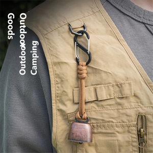Cloche de sécurité pour la randonnée en plein air, aide à prévenir le effarouchement des animaux sauvages, outil de survie, cloche de <span class=keywords><strong>camping</strong></span> pour la randonnée, son fort - Product Image 5