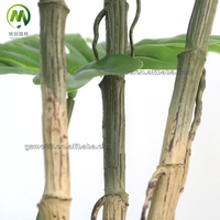 Arbre artificiel décoratif d'intérieur, bonsaï, plante en plastique, plantes ornementales à feuilles persistantes, Philodendron Selloum