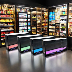 Sang trọng kính cường lực và nhôm hồ sơ có thể khóa nước hoa hiển thị <span class=keywords><strong>Showcase</strong></span> - Product Image 2