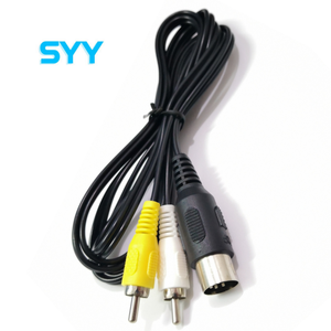 SYY 1,8 m Cable HD AV RGB de dos filas para <span class=keywords><strong>SEGA</strong></span> Genesis <span class=keywords><strong>Mega</strong></span> <span class=keywords><strong>Drive</strong></span> 1 - Product Image 1