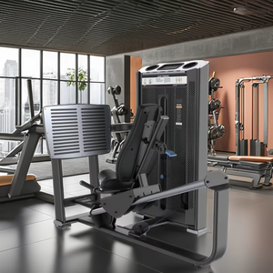 Máquina de Gimnasio Comercial de Acero para Entrenamiento de Fuerza, Máquina de Ejercicios para Piernas Sentado, Máquina de Bíceps y Espalda con Selección de Peso - Product Image 2