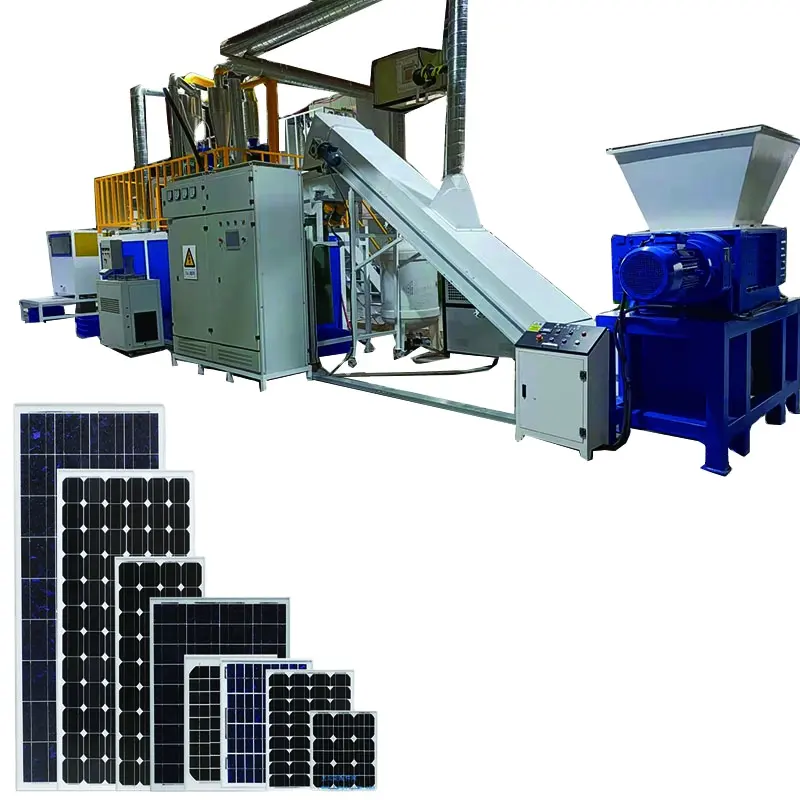 Solarpanel-Recycling maschine Schrott Solarpanel-Verarbeitung maschine