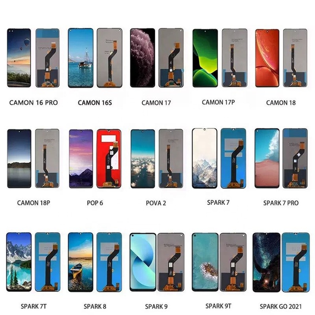 Hot Selling Infinix OLED Screen Display for Tecno Camon 18 Compatible for Infinix Hot 10/X650 Mobile Phones LCD Screen