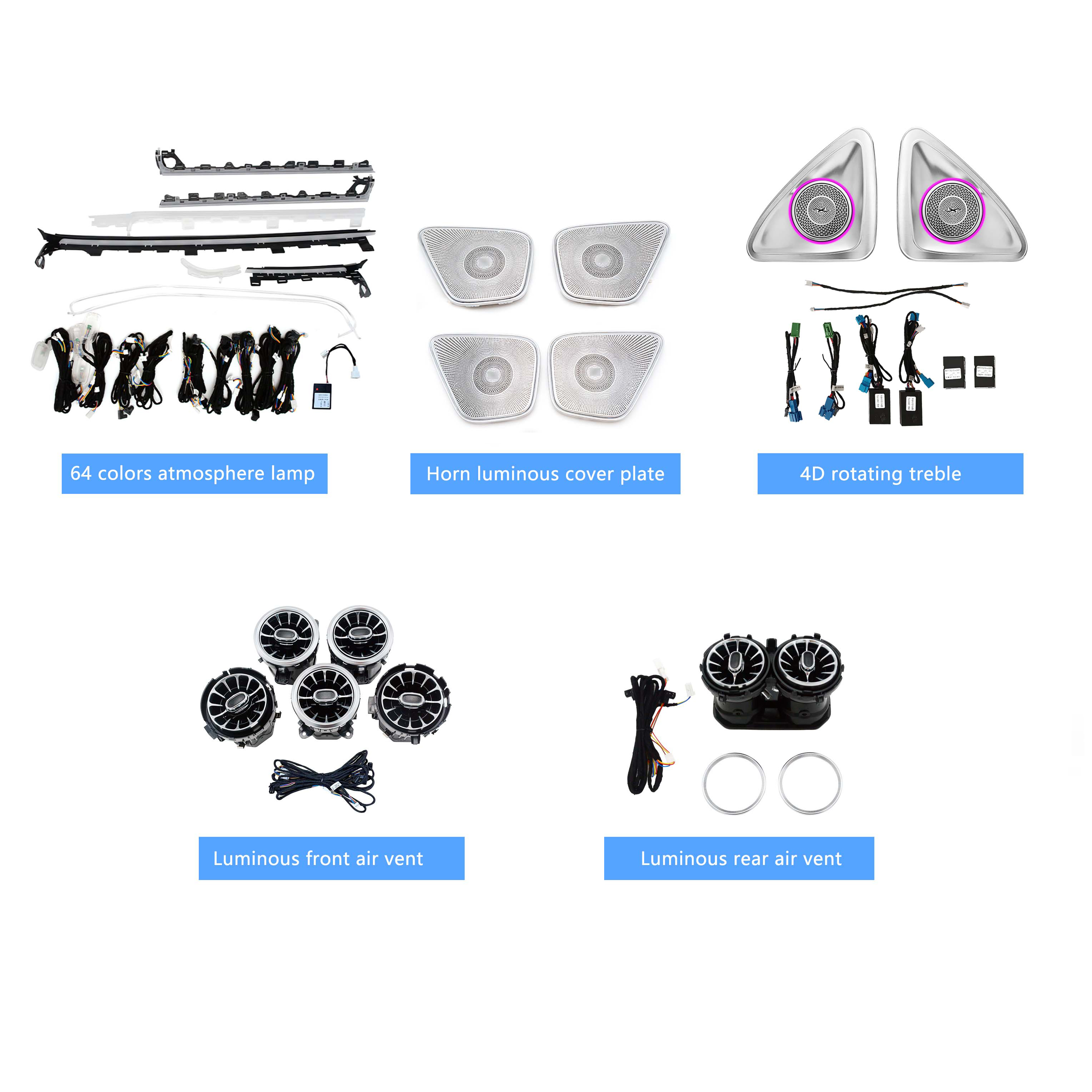 Kit d'éclairage d'ambiance (5 pièces)