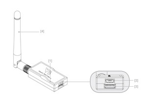 Radio <strong>Telemetry</strong> V5 Digital Transmission <strong>Module</strong> 1000mW 433Mhz/915Mhz Radio Unmanned Aerial Vehicle - Product Image 4