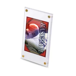 1/4" Screwdown Recessed Trading Card Holder Baseball Football Basketball Sportscards Gaming & Trading Cards Collecting Supplies